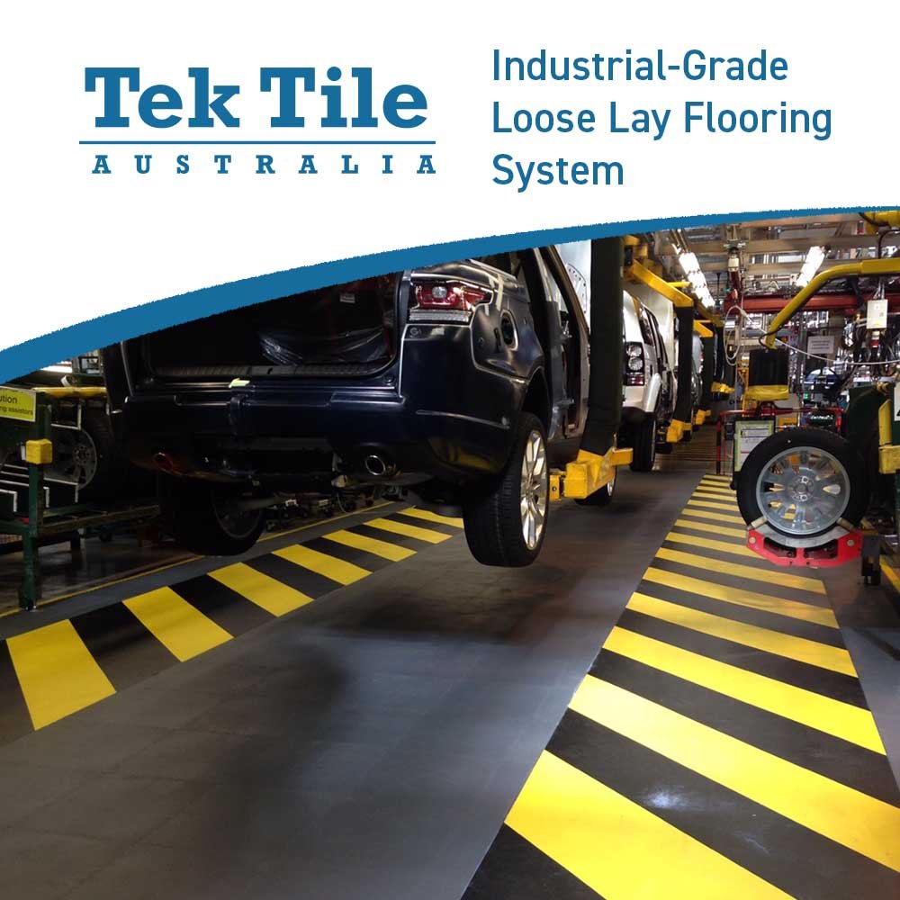 Industrial-Grade Loose Lay Flooring System by TekTile Australia: The perfect combination of Form & Function!